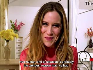 Natural milf aderes quin rides hairy pussy in cowgirl