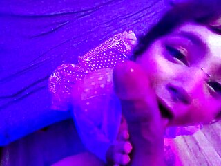 oh man, this cute alt teen 18+ is fucking that lucky guy and ending with her mouth full of creamy cum - preview