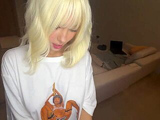 Blonde Shows Tight Pussy Fucking Under Grass