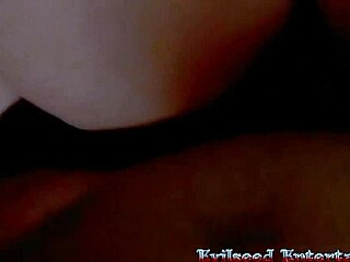 Ebony beauty takes big black cock doggystyle in homemade anal session, moaning through every thrust.