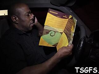 Tranny Bombshell Explores First-Time Anal Adventure with Passionate Ass Licking