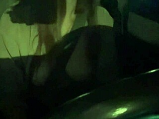 In a thrilling night car ride, Italian MILF Artemisia Love flashes her big tits and plays with nipples while smoking fetish-style