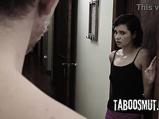 omg, this pervy boss is fucking his new petite babysitter who's a virgin in hardcore pov 😈🍆