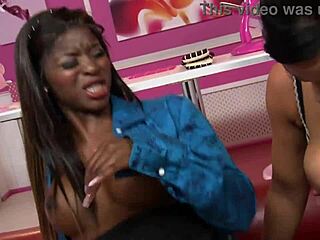 Jasmine Webb And Lissa Love Share Interracial Threesome Experience With Cum Swapping Moments