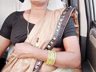 indian call girl engages in car encounter with dirty talk