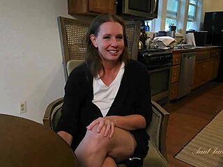 Feeling So Aroused With Mature Big Tits Spread On Desk For Intense Action