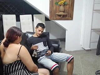 Deepthroating Huge Cock in Interracial Doggystyle Anal Fuck