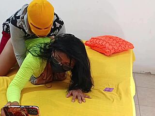 curvy latina with big natural tits craves huge cock domination in homemade roleplay. she teases neighbors with ass shaking for intense pounding.