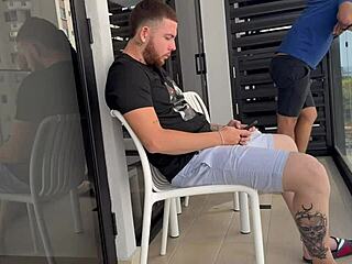 Freeuse Milf Gets Cum From Young Guy And His Friends In Threesome Fucking