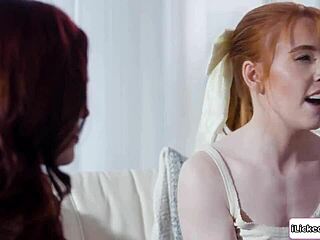 Teen in Lesbian Foursome with Mature Women