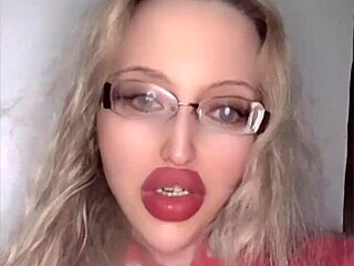 hey, check out this fun chat about huge lipstick vibes with glasses in russian style 😎💄