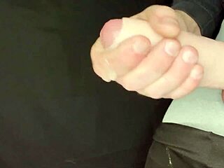 robbystrokes foreskin extender leads to huge cumshot in solo teen masturbation scene 😏💦