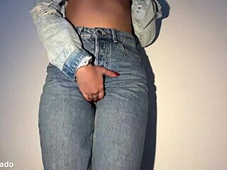 Desperate Cute Latina Girl Next Door Pees Her Jeans In Homemade Fetish Video