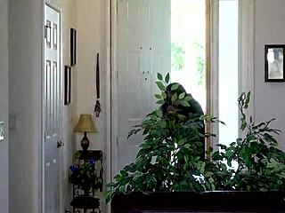 Lesbian Masturbation on Couch with Nyssa