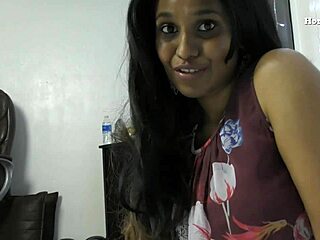 An Indian woman guides a young man through a jerk off instruction session with hindi audio