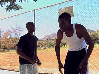 Asian slutty milf sucks two black monster cocks in heels and gets fucked hard 👠🍆