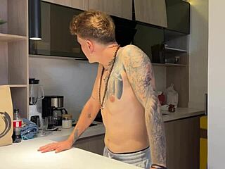 Hot neighbor with pierced nipples and athletic body gets milked hard by me everywhere