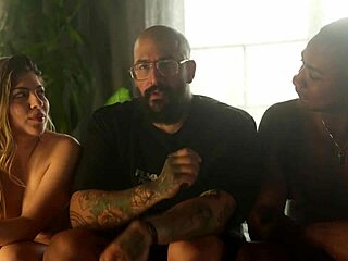 i spy on roommate then ride his big interracial cock