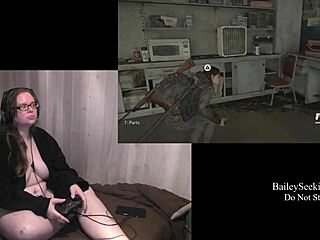 Naked Last Of Us 2 Play Through Part 6 With Tattooed BBW Brunette