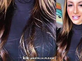 In this casual stream, beautiful Natalia shares her live Kik session from June 26, 2022, keeping it classy and adorable.