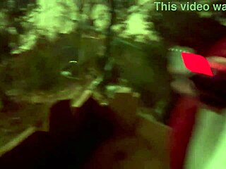 in this homemade vlog a young couple gets rough with public creampie and domination outdoors