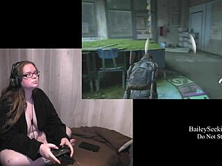 Naked Last Of Us 2 Play Through Part 6 With Tattooed BBW Brunette