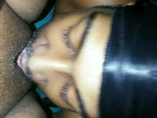 Amateur bbw enjoys intense pussy licking from a pretty rookie in a steamy session.