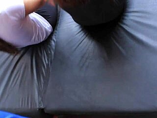 Two beautiful busty women join a gym training session that turns into passionate sex and a steamy threesome outdoors.