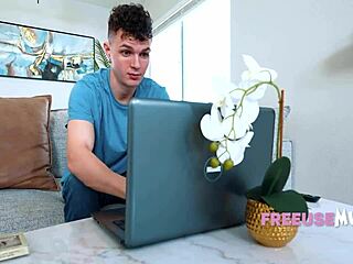 Witness protection turns into erection as Sadie Rose spreads mature milf pussy on bed