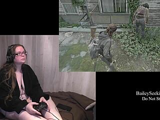 Naked Last Of Us 2 Play Through Part 6 With Tattooed BBW Brunette
