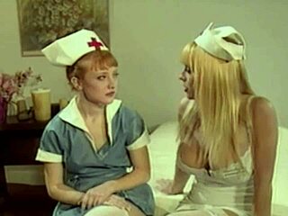 hey check out these redhead nurses in lingerie fetish play