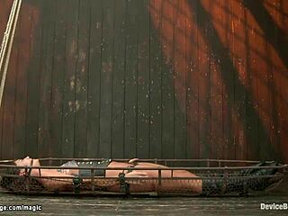 Bound Slave In Leather Ballet Boots Endures Intense Torment