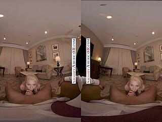 Naughty America shows Riley Steele in lingerie giving titty fuck and pov action like a real pornstar