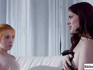 Teen in Lesbian Foursome with Mature Women