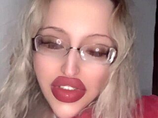 hey, check out this fun chat about huge lipstick vibes with glasses in russian style 😎💄