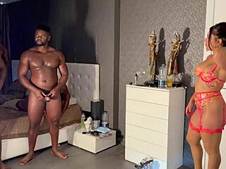 Behind the scenes of intense bbc gangbang with Lena Coxx in part one