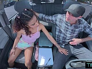 Isabella Jules Masters Driving Lessons With Instructor's Stick Shift Guidance