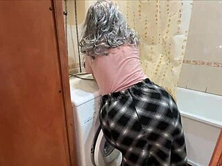 wide hips on this mature milf in homemade skirt drive wild anal excitement!