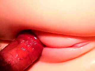 shove it deep in her tight shaved pink pussy now