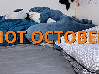 kisunyoctober day 7 heats up with anal fingering play