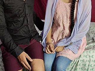 cheating with hot virgin redhead behind girlfriend's back