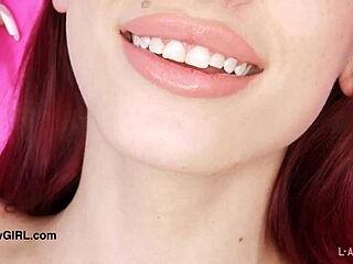 Hey, this red-haired model's body is seriously sexy, wanna see more?