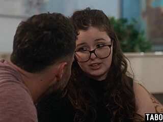 why does teen leana lovings lure into taboo foursome fuck by her milf?