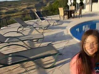 Teen amateurs loving that good bald pussy fuck on camera 😏