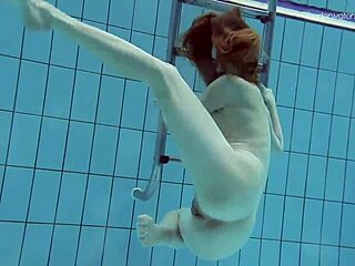 Anna Netrebko Feels The Thrill Of Softcore Swimming In Bikini As Petite Russian Babe Teases Underwater In Pool