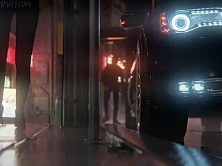 Big booty secretary gets fucked hard in boss's car by driver! 🍑🚗💦