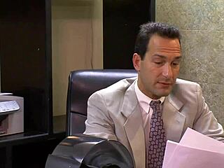 Fucking Slutty Secretary In Fishnets Takes Monster Cock Doggystyle