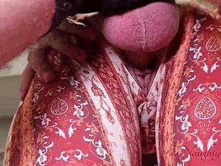 Maid cleaner bends over for creampie extra tip