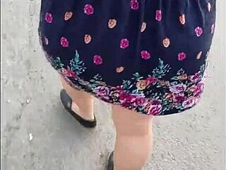 venezolana street slut roleplays boss whore in homemade lingerie lick fest