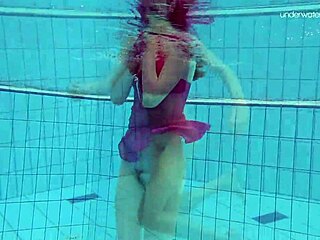 Anna Netrebko Feels The Thrill Of Softcore Swimming In Bikini As Petite Russian Babe Teases Underwater In Pool